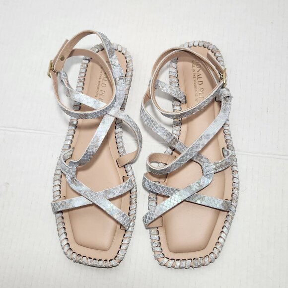 Donald Pliner Emilia Leather Gladiator Sandal - Picture 2 of 9